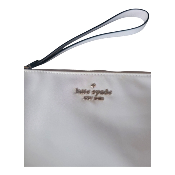 Kate Spade NY Chelsea Nylon Lilac Moon Wristlet Bag Pouch - Picture 2 of 8